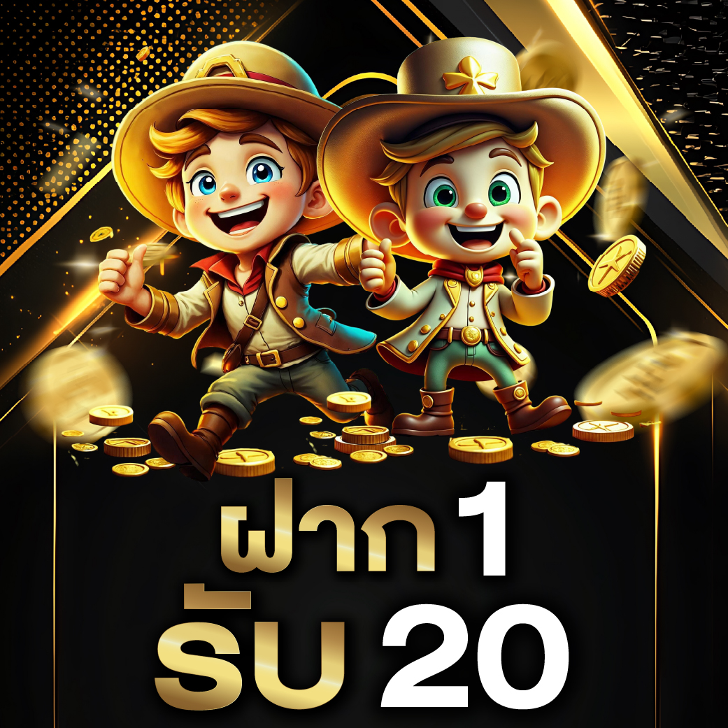 ฝาก 1 รับ 20 ทํา 100 ถอนได้ 20